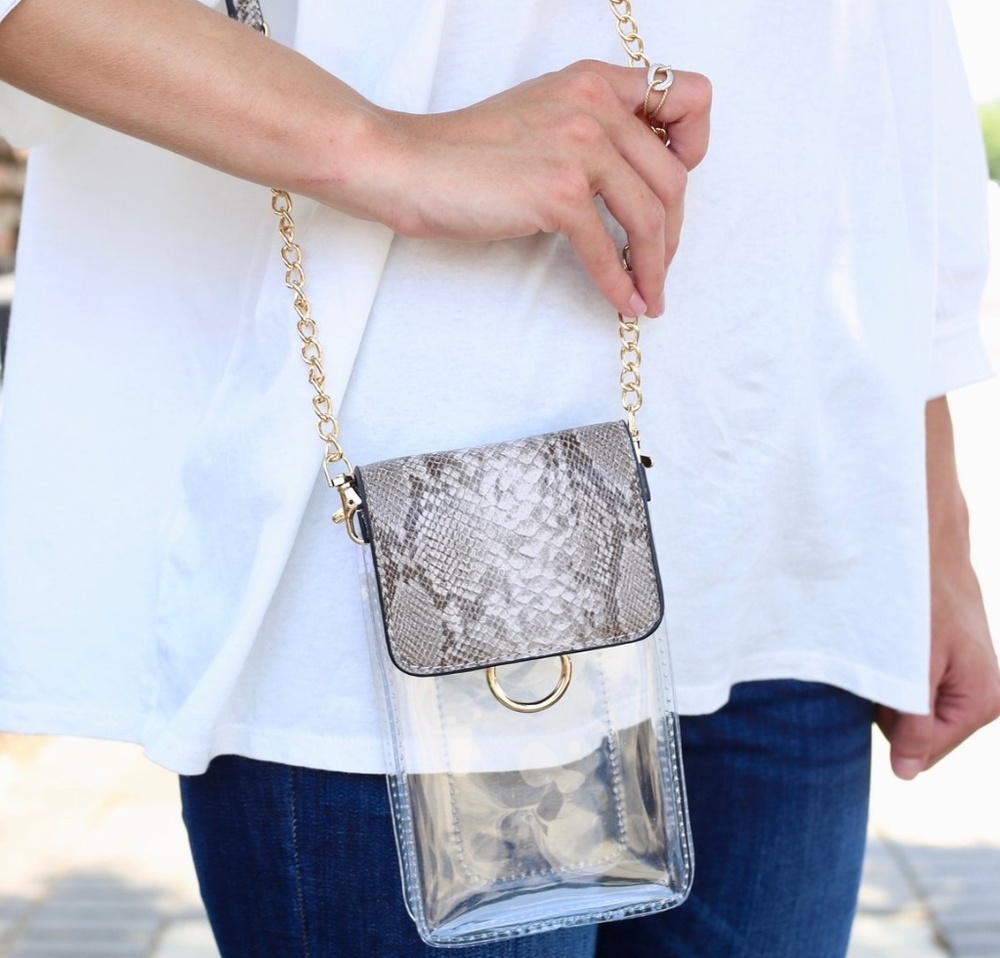 Snakeskin Phone  bag